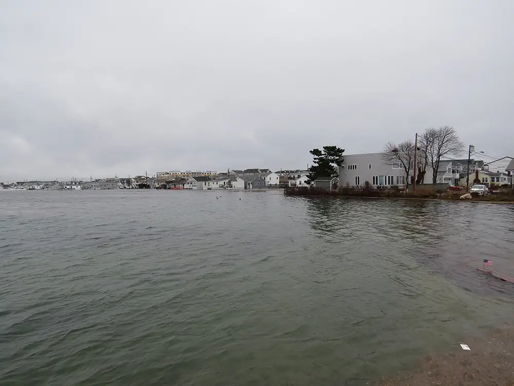 We’re already seeing the effects of sea level rise during extreme high tides such as this one in Hampton, NH. Credit: Rebecca Suomala